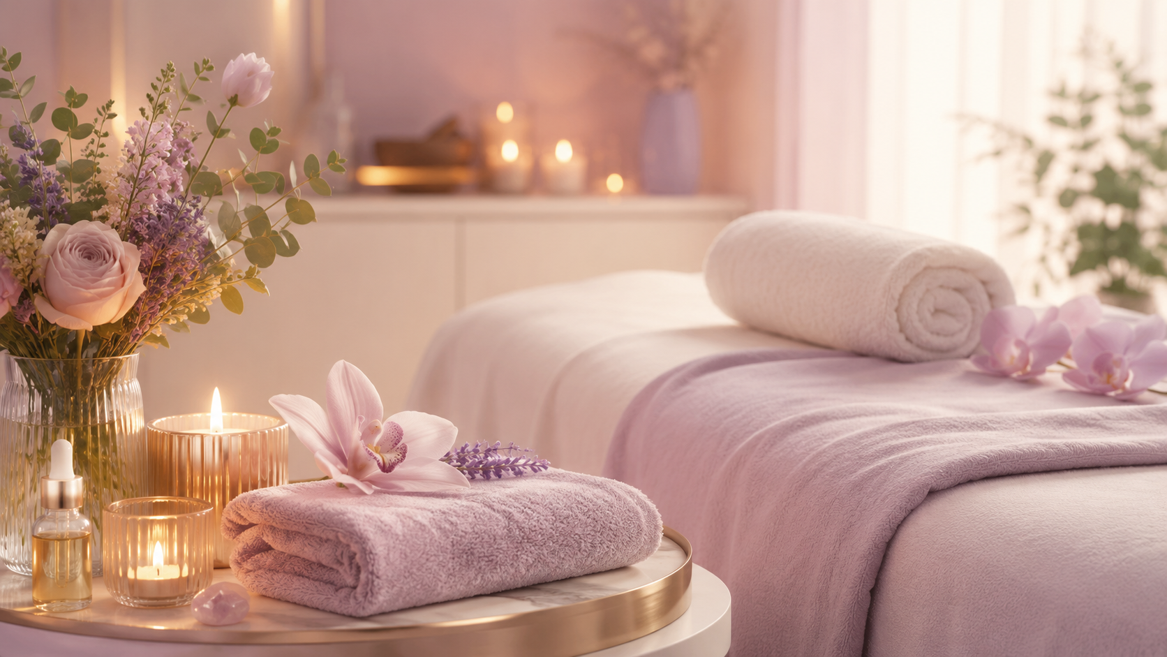 Relaxing pamper and wellness experience